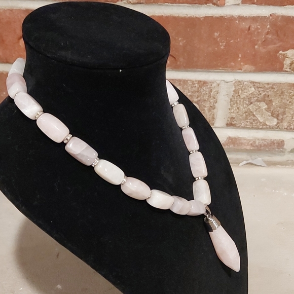 Natural Quartz Crystal Necklace - Picture 5 of 8